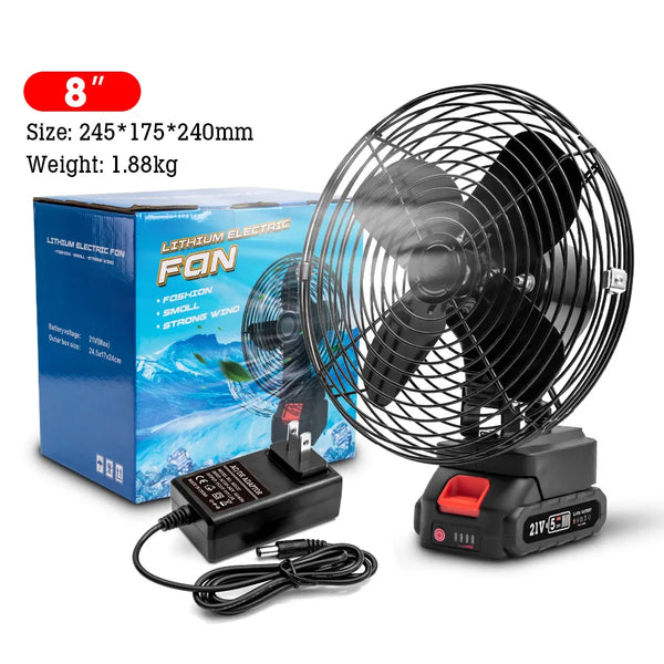 LITHIUM BATTERY ELECTRIC FAN