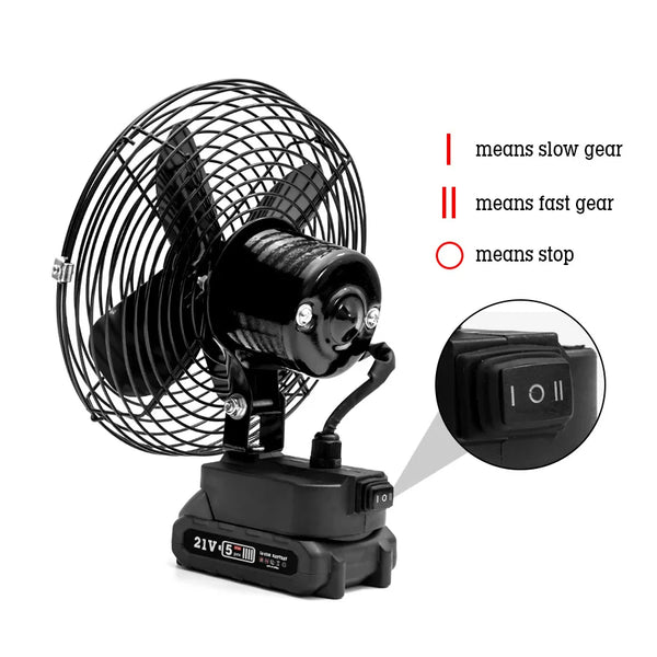 LITHIUM BATTERY ELECTRIC FAN