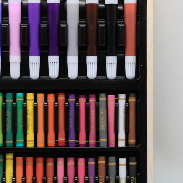 198 PCS WOODEN ART SET