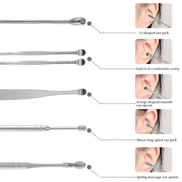 6 in 1 Ear Wax Cleaner