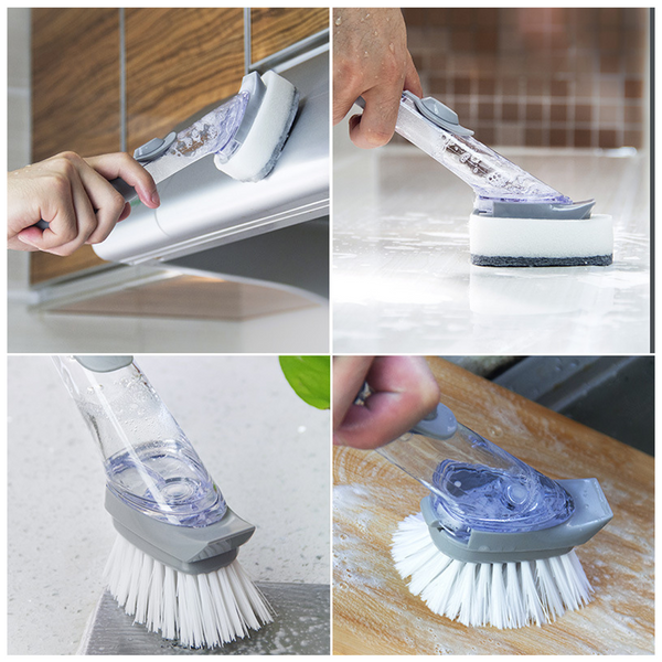 SOAP DISPENSING BRUSH