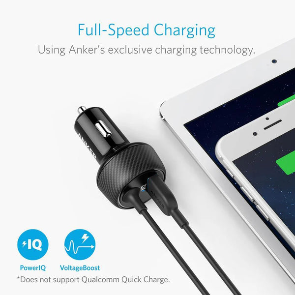 ANKER POWERDRIVE 2 ELLITE WITH LIGHTNING CONNECTOR