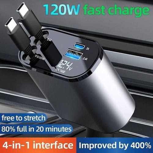 120W Super Fast Car Charger