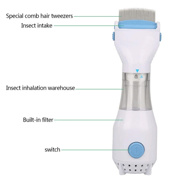 ANTI LICE VACUUM COMB