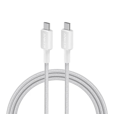 ANKER 322 USB-C TO USB-C CABLE - 1.8M WHITE