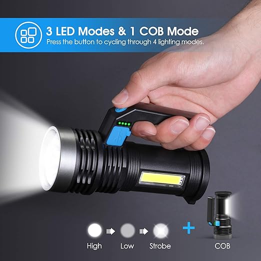 MULTIFUNCTIONAL COB FLASHLIGHT