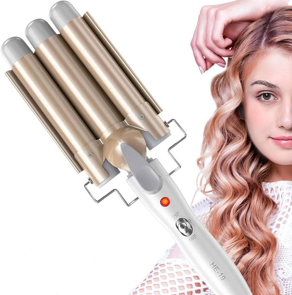 TRIPLE BARREL HAIR CURLER