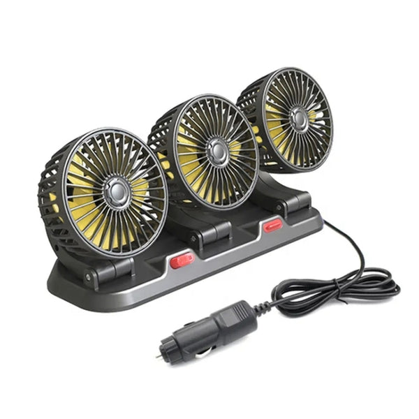 THREE HEAD CAR FAN