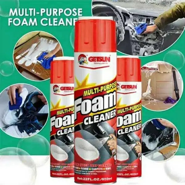 MULTI-PURPOSE FOAM CLEANER WITH BRUSH