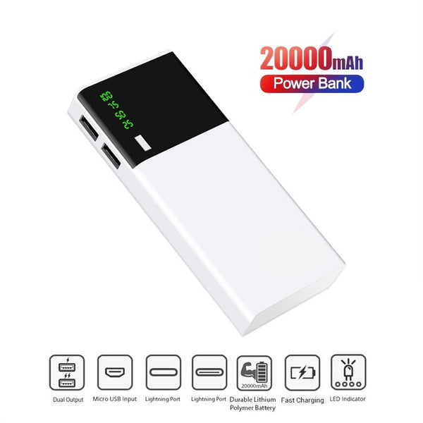 POWER BANK DIGITAL - 20,000MAH