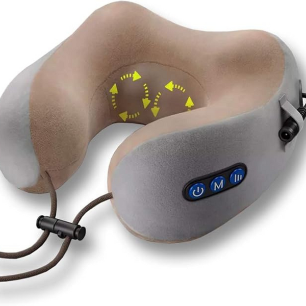 PORTABLE U-SHAPED NECK MASSAGE PILLOW