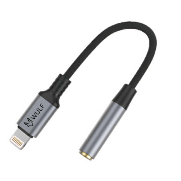 WULF ESSENTIALS LIGHTNING TO 3.5MM AUX CABLE - W091