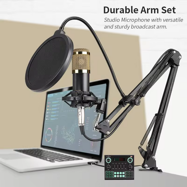 PROFESSIONAL PODCAST CONDENSER MICROPHONE SET