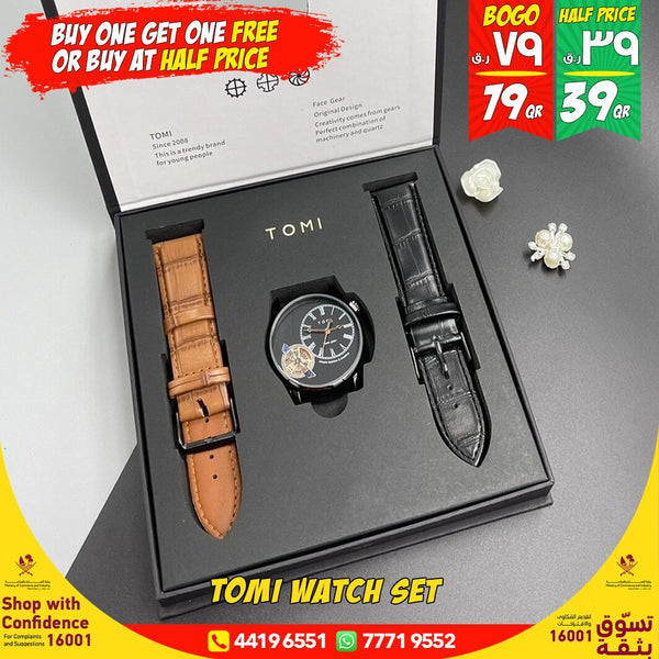 TOMI WATCH SET- HALF PRICE
