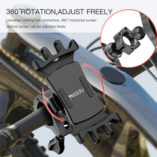 YESIDO C66 360° ROTATEABLE BIKE MOBILE HOLDER