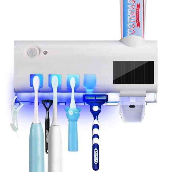 TOOTHPASTE DISPENSER WITH UV