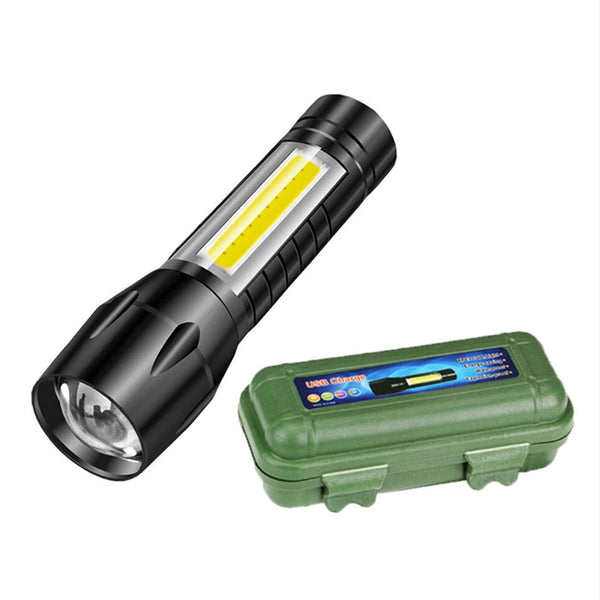 MINI RECHARGEABLE TORCH (4 PCS SET)