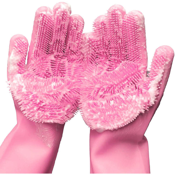 KITCHEN MAGIC BRUSH GLOVES - 2 PAIRS