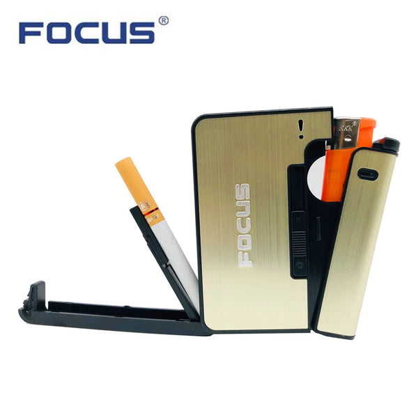 FOCUS CIGARETTE CASE WITH LIGHTER