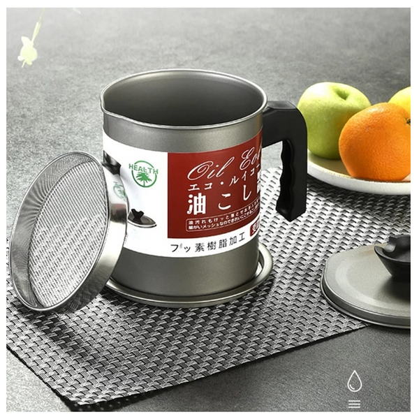 COOKING OIL FILTER CONTAINER