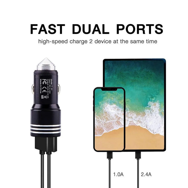 CAR FAST CHARGER - DUAL USB